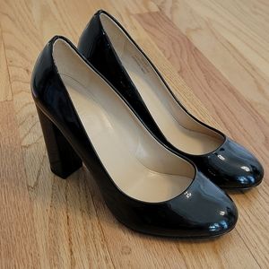 J. Crew Etta Pumps Patent Leather Heels Round Toe